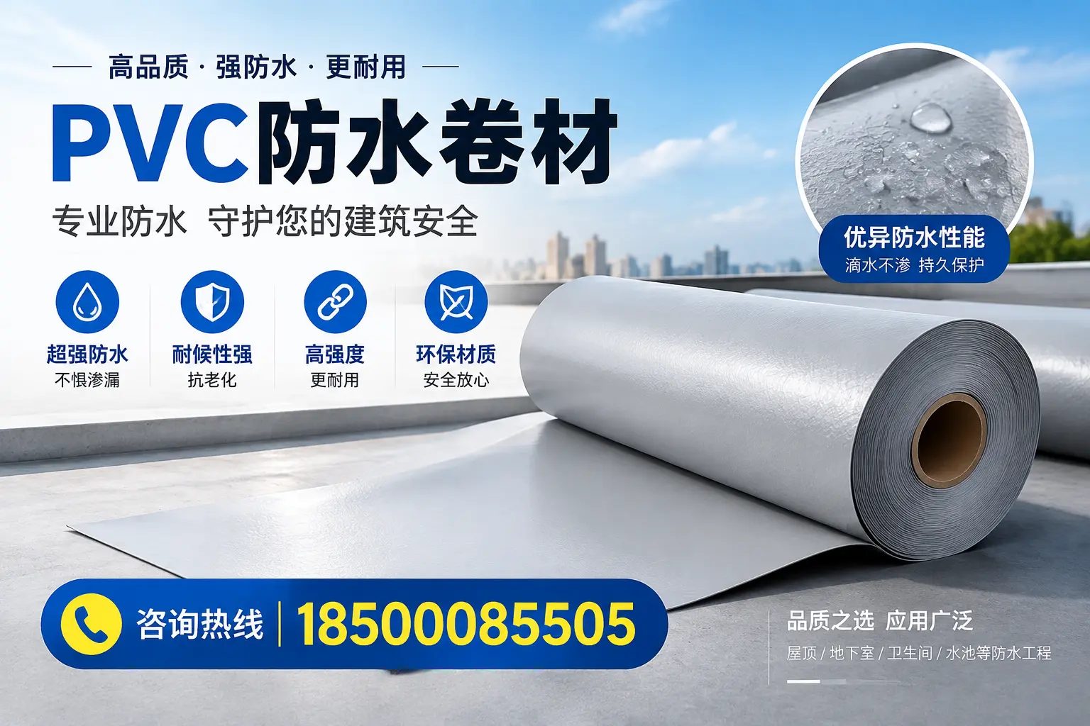 大连地区pvc防水卷材的市场现状与发展趋势